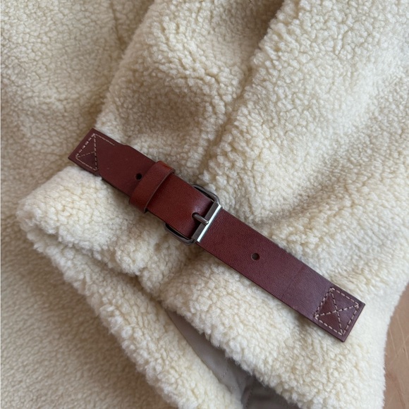 Isabel Marant Belinda Sherpa Coat size 38 Cream NWT - Picture 7 of 10